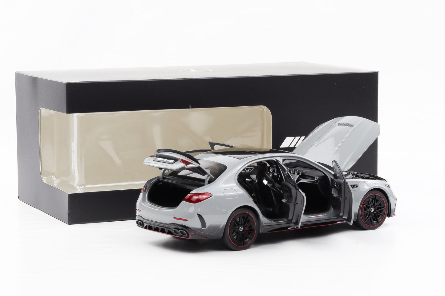1:18 Mercedes-Benz AMG C63S E W206 Performance F1 Edition alpingrau NZG