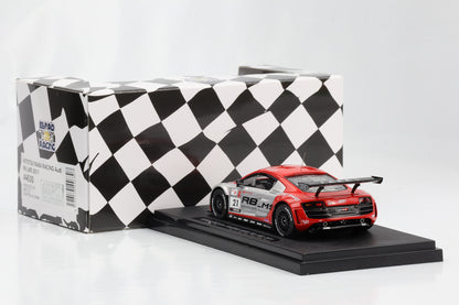 1:43 Ebbro Racing Hitotsuyama Racing Audi R8 LMS 2011 rot-silber diecast