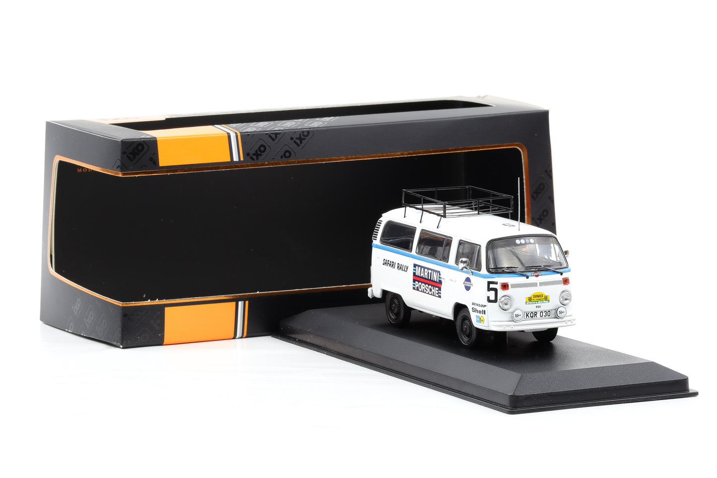 1:43 IXO VW Volkswagen T2 Martini Service Team Assistance Safari Rally