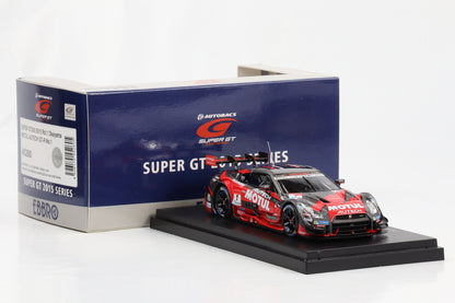 1:43 Ebbro Nissan Motul Autech GT-R Super GT500 2015 Rd Okayama Matsuda Quintarelli