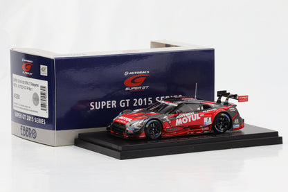 1:43 Ebbro Nissan Motul Autech GT-R Super GT500 2015 Rd Okayama Matsuda Quintarelli