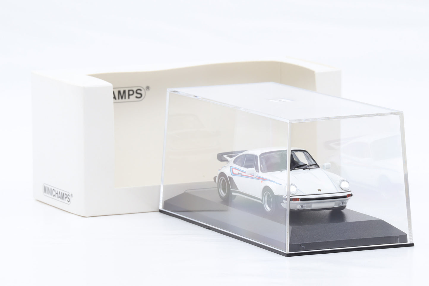 1:43 Minichamps Porsche 911 Turbo 930 weiss Martini Design 1976 limited