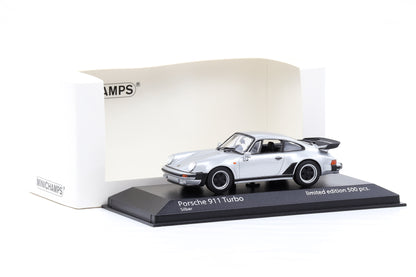 1:43 Minichamps Porsche 911 930 Turbo 1977 silber limited