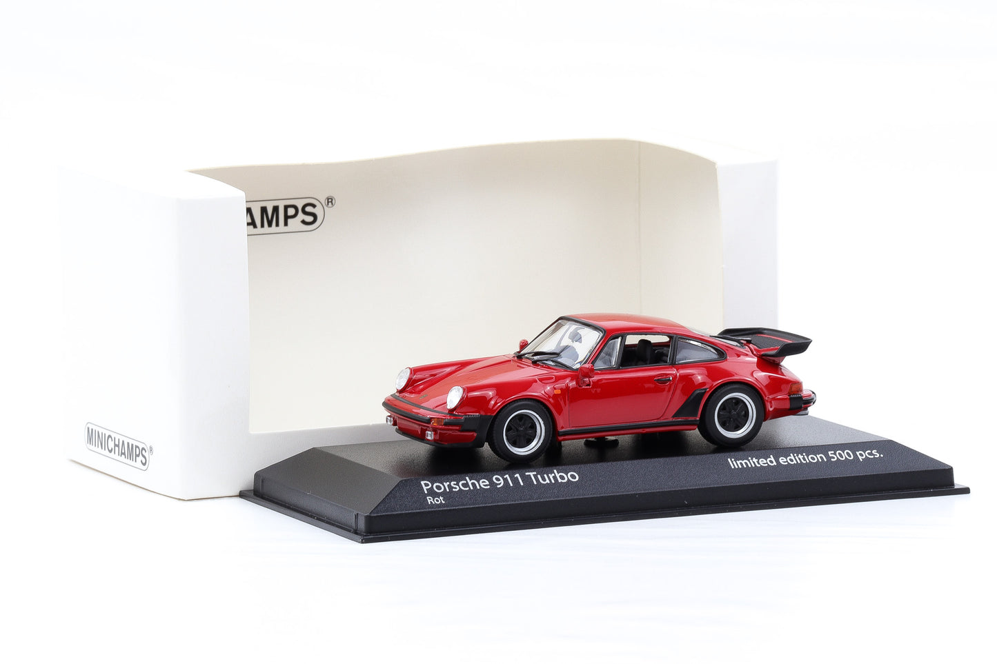 1:43 Minichamps Porsche 911 930 Turbo 1977 rot limited