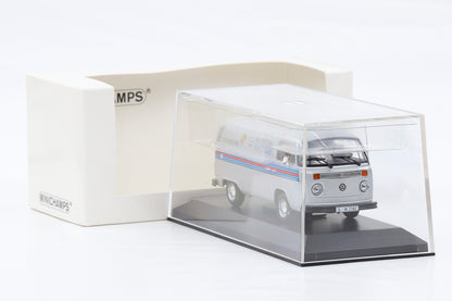 1:43 Minichamps Volkswagen VW T2 Silber Porsche Martini Racing 1972