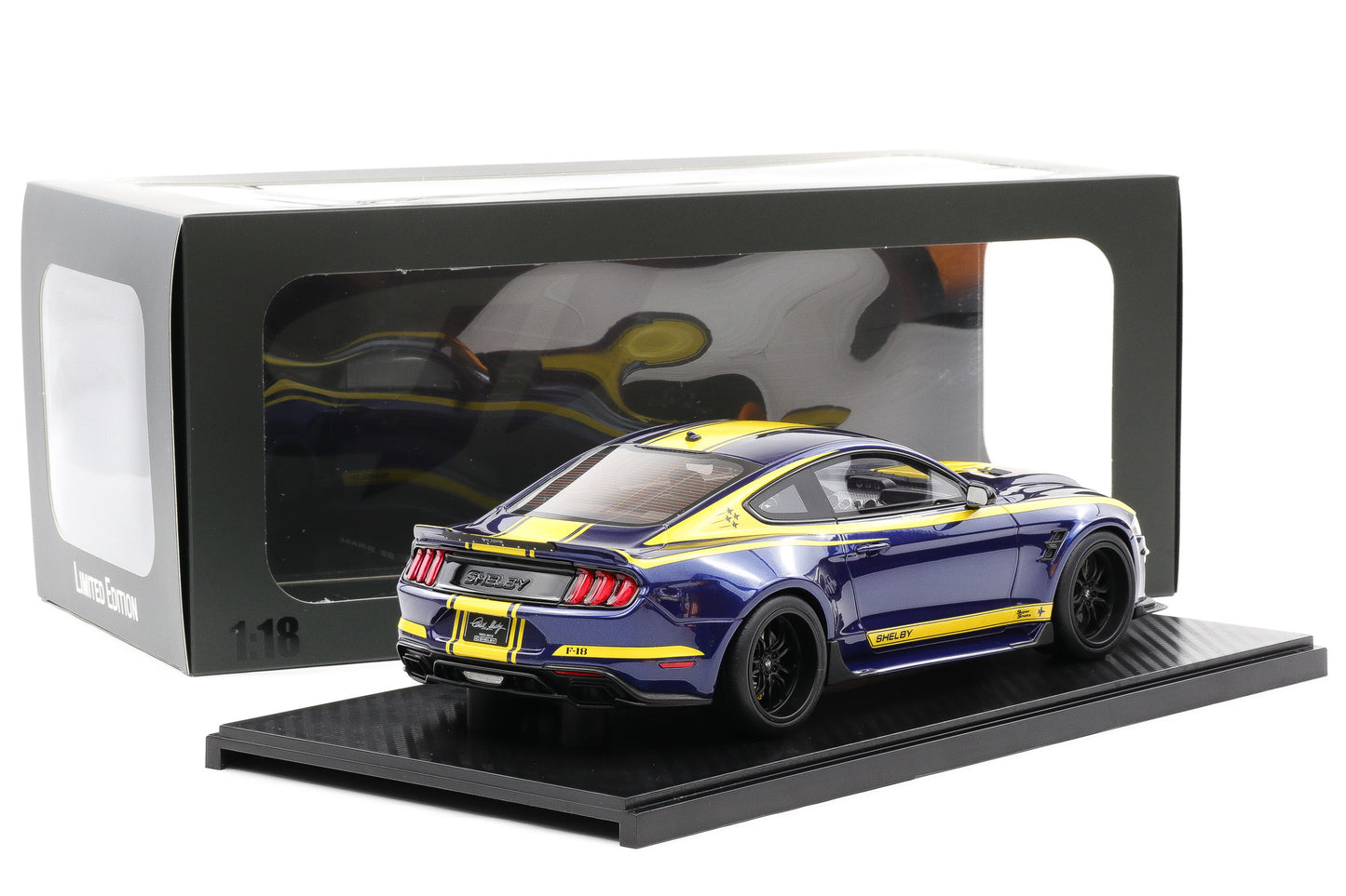 1:18 GT Spirit Shelby Mustang Super Snake 2021 Blue Hornet GT871