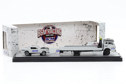 1:64 M2 Ford C-8000 1990 & Ford Mustang Gasser 1966