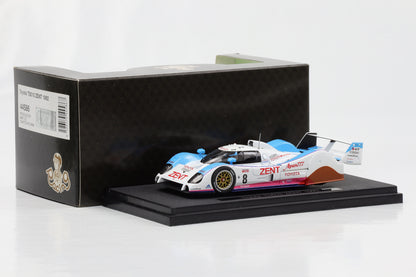 1:43 Ebbro Toyota TS010 Zent 1992 weiß-blau #8 A.Wallace M. Sekiya K. Acheson