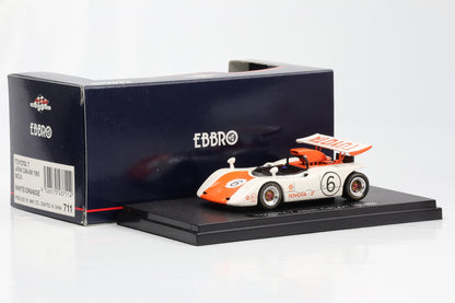 1:43 Ebbro Toyota 7 Japan Can Am 1969 #6 weiß-orange diecast