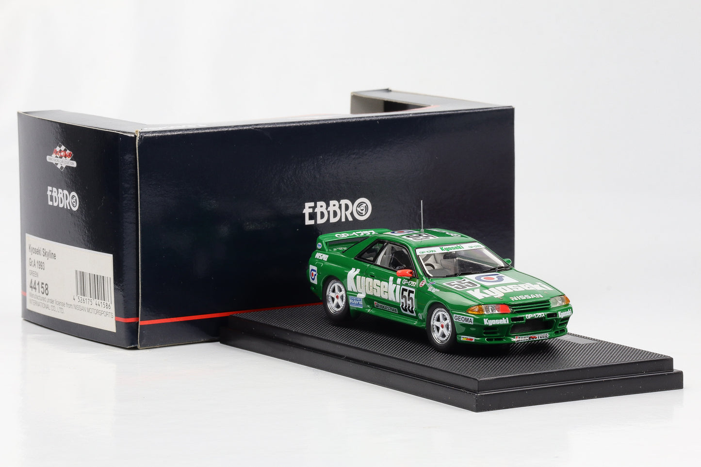 1:43 Ebbro Nissan Kyoseki Skyline Gr. A 1993 #55 T. Suzuki, A. Ida