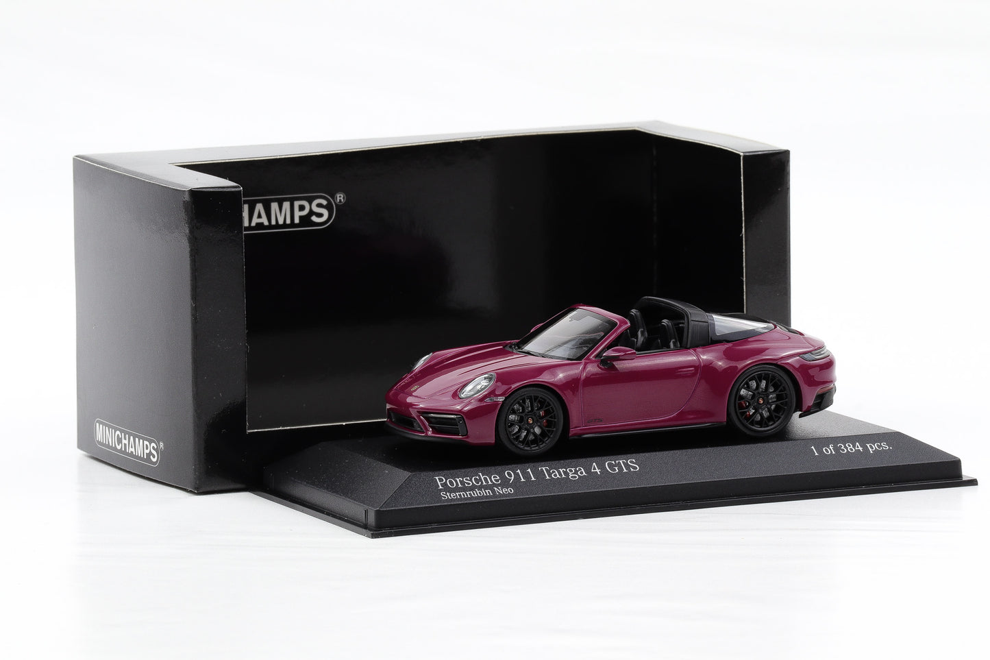1:43 Minichamps Porsche 911 992.2 Targa 4 GTS Rubystar 2001