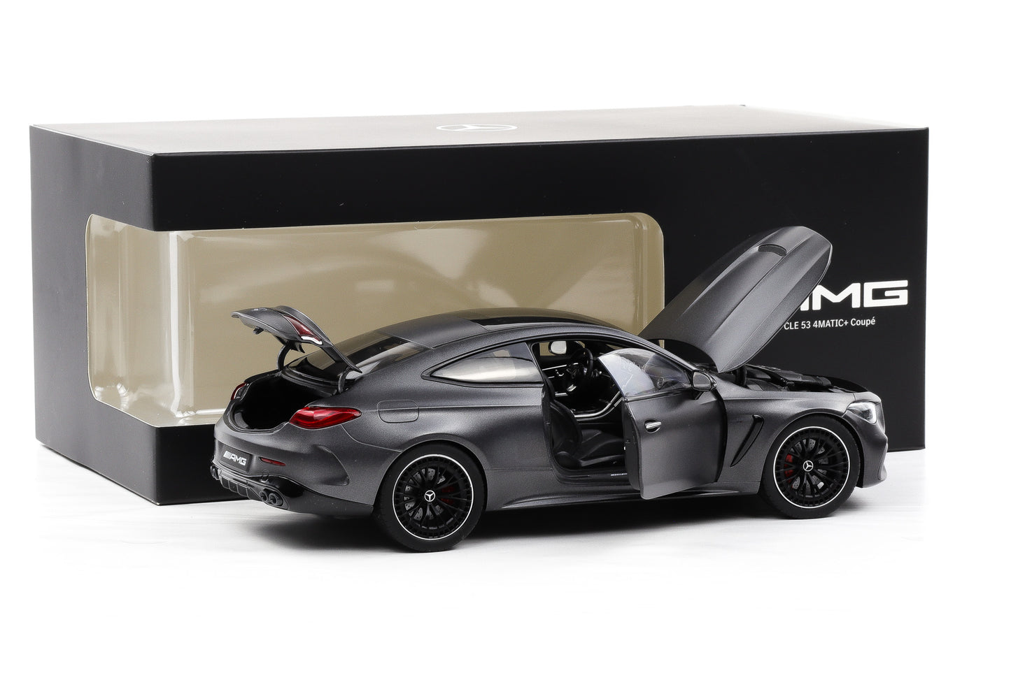 1:18 Mercedes-Benz AMG CLE 53 4Matic+ Coupe C236 graphitgrau magno NZG