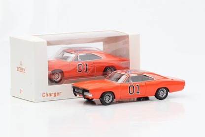 1:43 Dodge Charger 1969 General Lee Movie car orange 1:43 Norev Jet Car