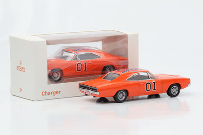 1:43 Dodge Charger 1969 General Lee Movie car orange 1:43 Norev Jet Car