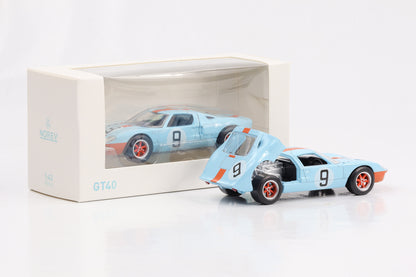 Ford GT40 24H Le Mans #9 1966 hellblau Norev Jet Car 270567