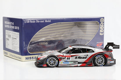 1:18 Ebbro Nissan GT-R Super GT500 #46 S Road Mola Rd. 3 Thailand Winner