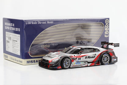 1:18 Ebbro Nissan GT-R Super GT500 #46 S Road Mola Rd. 3 Thailand Winner