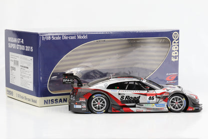 1:18 Ebbro Nissan GT-R Super GT500 #46 S Road Mola Rd. 3 Thailand Winner