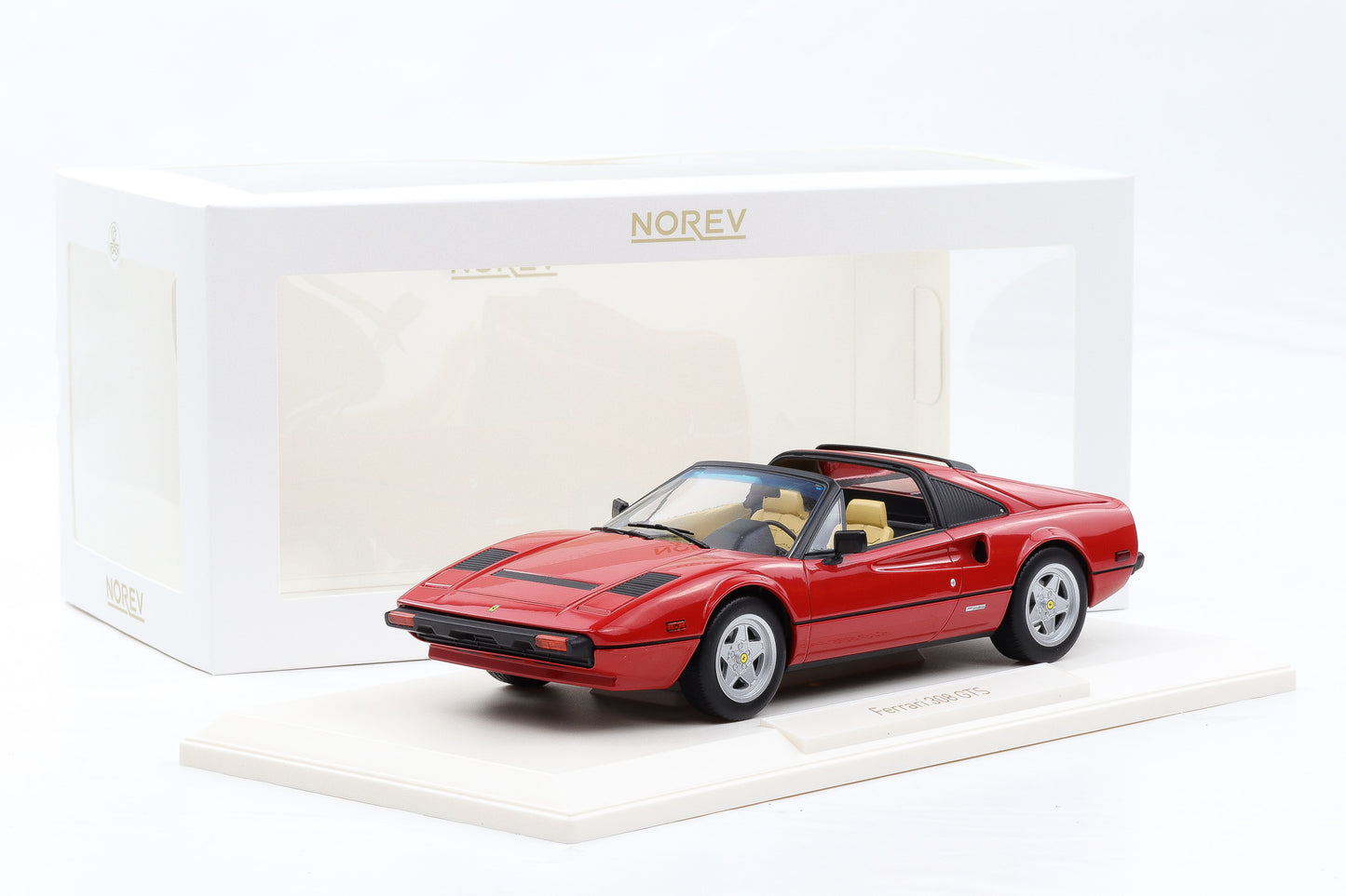 1:18 Norev Ferrari 308 GTS Movie Magnum rot Targadach 1982 187930