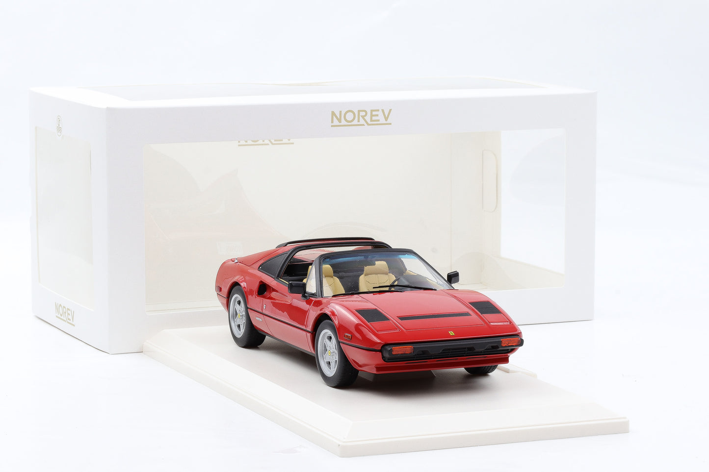 1:18 Norev Ferrari 308 GTS Movie Magnum rot Targadach 1982 187930