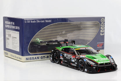 1:18 Ebbro Nissan GT-R Super GT500 2015 #24 Fuji Winner D. Sasaki M. Krumm