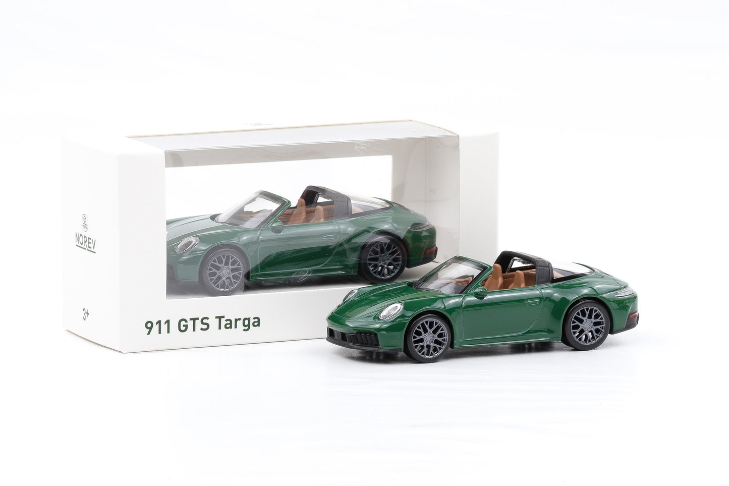 1:43 Jet Car Norev Porsche 911 992.2 GTS Targa british racing green 2024