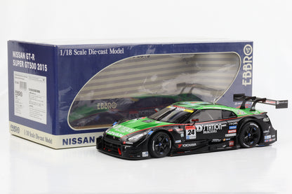 1:18 Ebbro Nissan GT-R Super GT500 2015 #24 Fuji Winner D. Sasaki M. Krumm