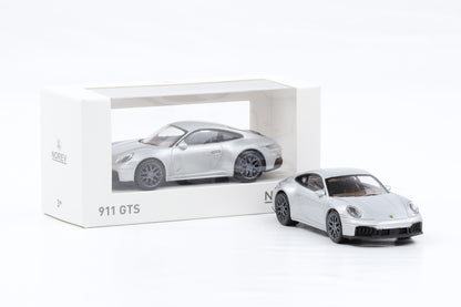 1:43 Jet Car Norev Porsche 911 992.2 GTS Coupe polarsilber metallic 2024