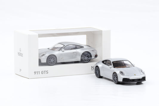 1:43 Jet Car Norev Porsche 911 992.2 GTS Coupe polarsilber metallic 2024