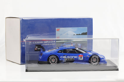 1:18 Ebbro Calsonic Nissan GT-R Super GT500 2014 #12 Rd. 2 Fuji Winner Yasuda Poliveira