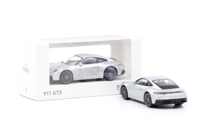 1:43 Jet Car Norev Porsche 911 992.2 GTS Coupe polarsilber metallic 2024