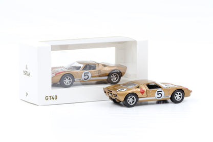 1:43 Norev Jet Car Ford GT40 24H Le Mans #5 1966 gold metallic 270578