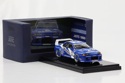 1:43 Ebbro Calsonic Skyline GT-R 1993 Rd. 4 Fuji Champion #2 M. Kageyama