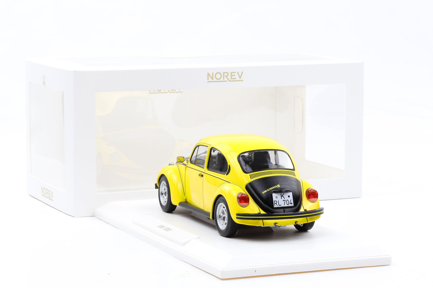 1:18 Norev VW Volkswagen Käfer 1303 S Beetle 1973 gelb schwarz 188536