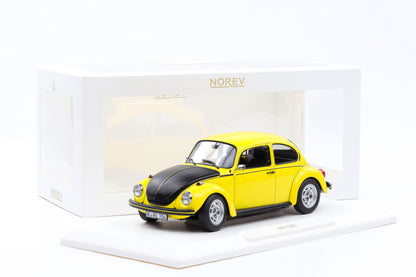 1:18 Norev VW Volkswagen Käfer 1303 S Beetle 1973 gelb schwarz 188536