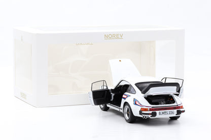 1:18 Norev Porsche 911 930 Turbo 3.3 weiss mit Martini Streifen 1980 187668