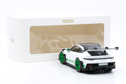 1:18 Norev Porsche 911 GT3 RS Tribute To Carrera RS weiss/Pythongrün 2022