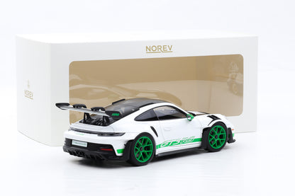 1:18 Norev Porsche 911 GT3 RS Tribute To Carrera RS weiss/Pythongrün 2022