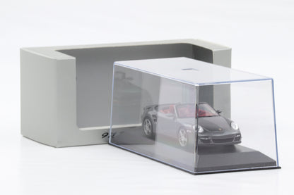 1:43 Minichamps Porsche 911 997 Turbo Cabriolet meteorgrau metallic 2007 WAP Dealer