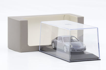 1:43 Minichamps Porsche 911 997 Carrera S Seal grey metallic 2004 WAP Dealer
