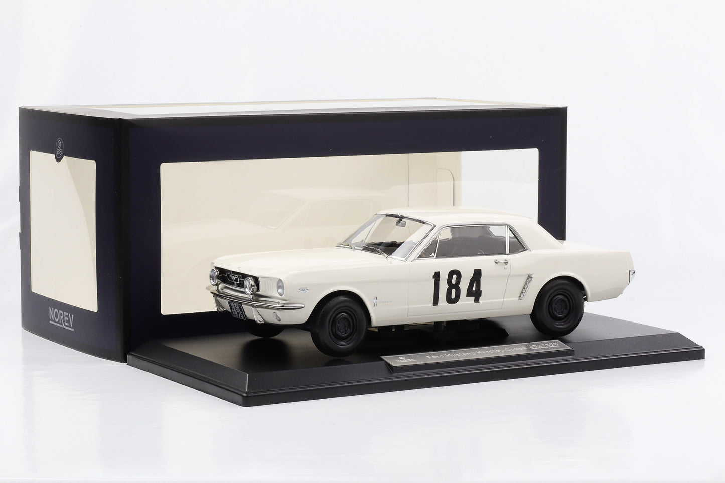 1:18 Norev Ford Mustang Hardtop Coupe 1965 Rally Monte Carlo #184 Limited