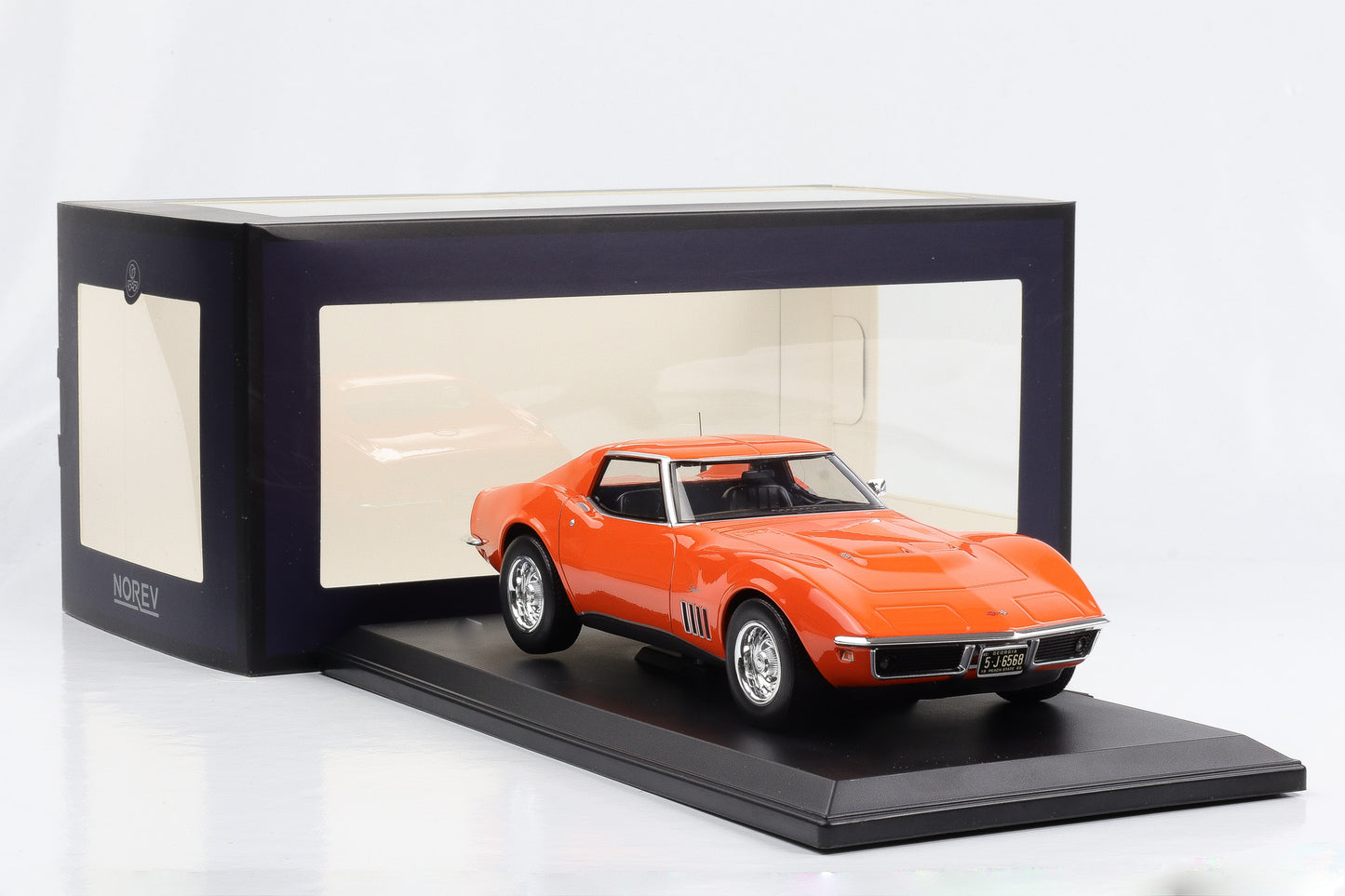 1:18 Chevrolet Corvette C3 Stingray Coupe 1969 Monaco orange Norev Limited 200