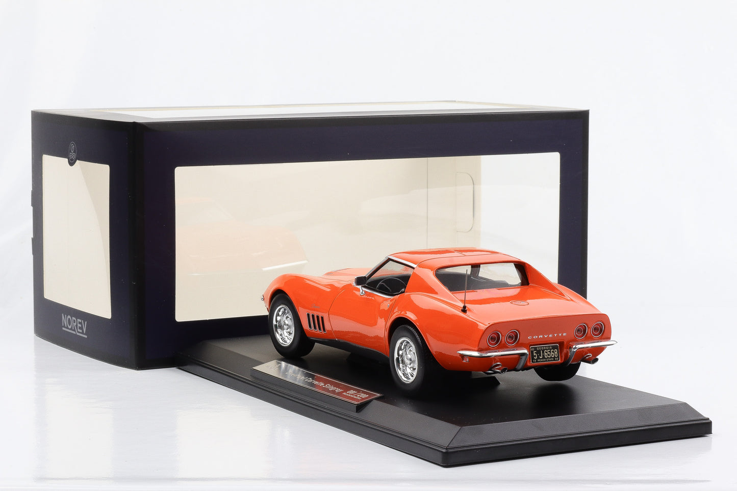 1:18 Chevrolet Corvette C3 Stingray Coupe 1969 Monaco orange Norev Limited 200