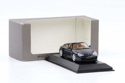 1:43 Minichamps Porsche 911 996 Carrera Cabrio 4S Dunkelgrün metallic 1998 WAP Dealer