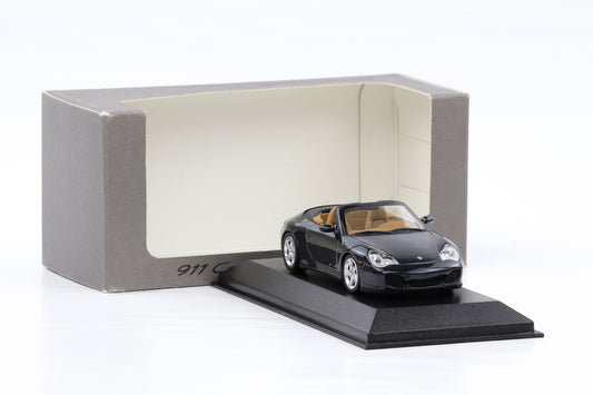 1:43 Minichamps Porsche 911 996 Carrera Cabrio 4S Dunkelgrün metallic 1998 WAP Dealer