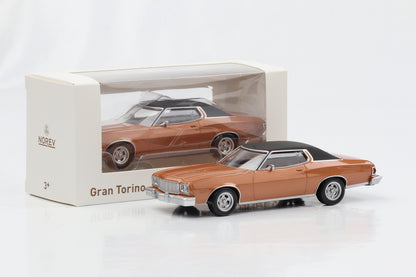 1:43 Ford Gran Torino 1976 chestnut brown Jet Car Norev diecast