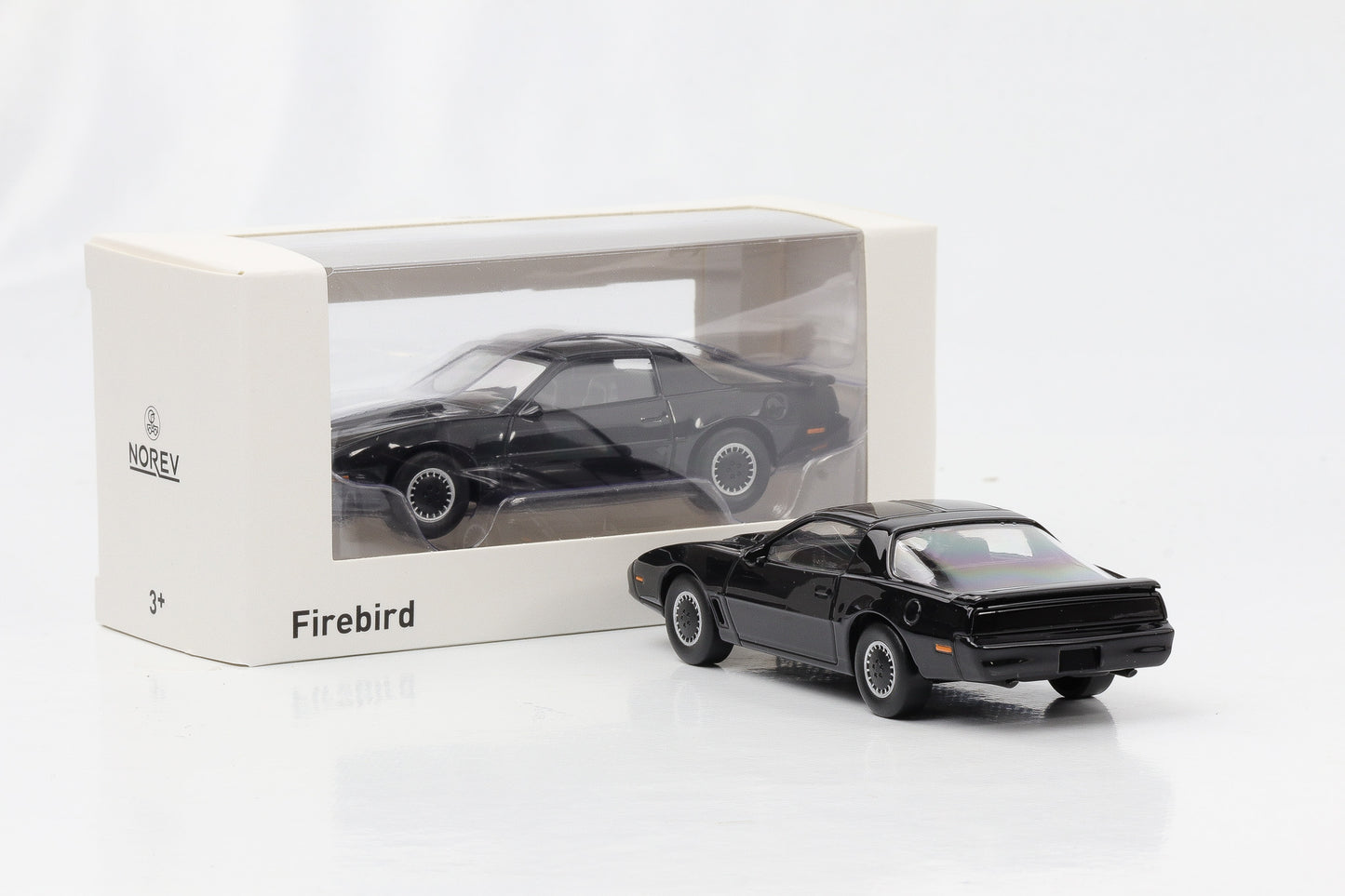 1:43 1982 Pontiac Firebird 1982 like KITT black Norev Jet Car Movie diecast