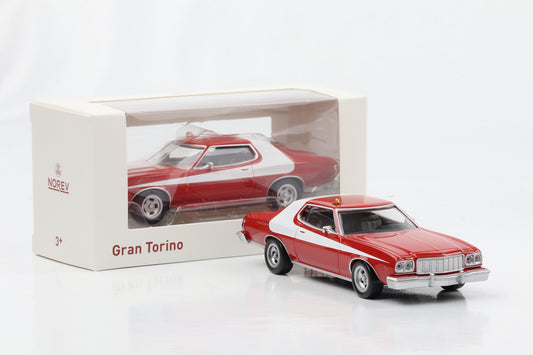 1:43 Ford Gran Torino 1976 like Starsky & Hutch movie Jet Car Norev diecast