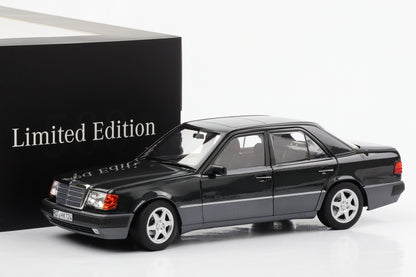 1:18 Mercedes-Benz 500 E 5.0 W124 blauschwarz metallic Norev limited 500 pcs