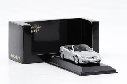 1:43 Minichamps Mercedes-Benz 500 SL-Class 2007 R230 silber